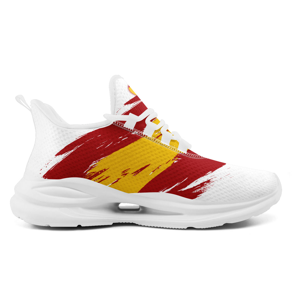Custom 2026 World Cup Spain Sneakers DIY Country Flag Running Shoes Lightweight Sport Shoes Gift for Football Fans Personalized Team Name and Logo FN079-F023087-8