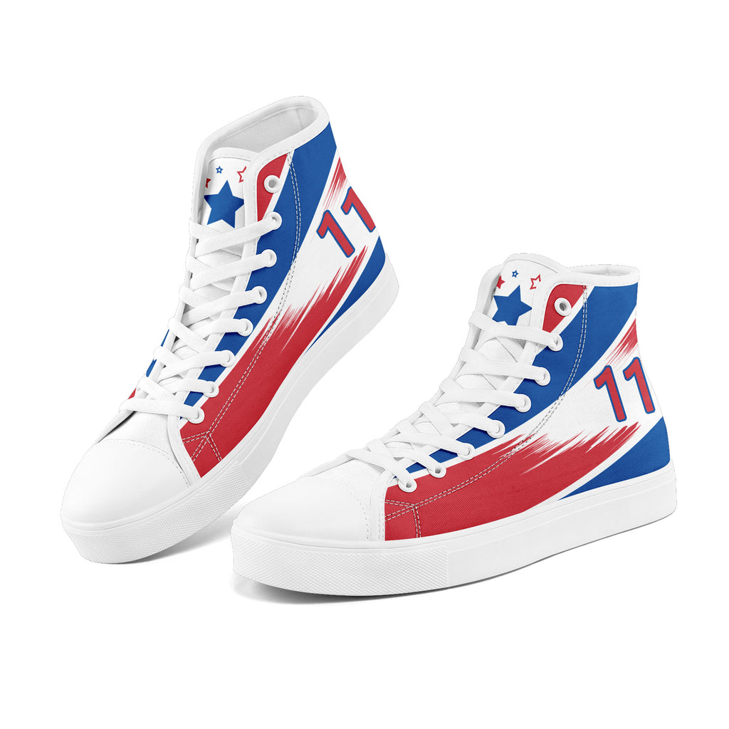 Custom South Korea 2026 World Cup Sneakers DIY Country Flag Running Shoes Lightweight Sport Shoes Gift for Football Fans Personalized Team Name and Logo FN024-F009120-5