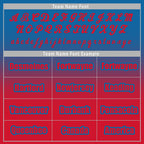 Custom Blue Red Fade Fashion Jacket Bomber Full-Snap Varsity Letterman Personalized Jacket FZ005-D020229-11