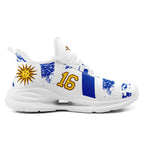 Custom Uruguay 2026 World Cup Sneakers DIY Country Flag Running Shoes Lightweight Sport Shoes Gift for Football Fans Personalized Team Name and Logo FN079-F009123-7