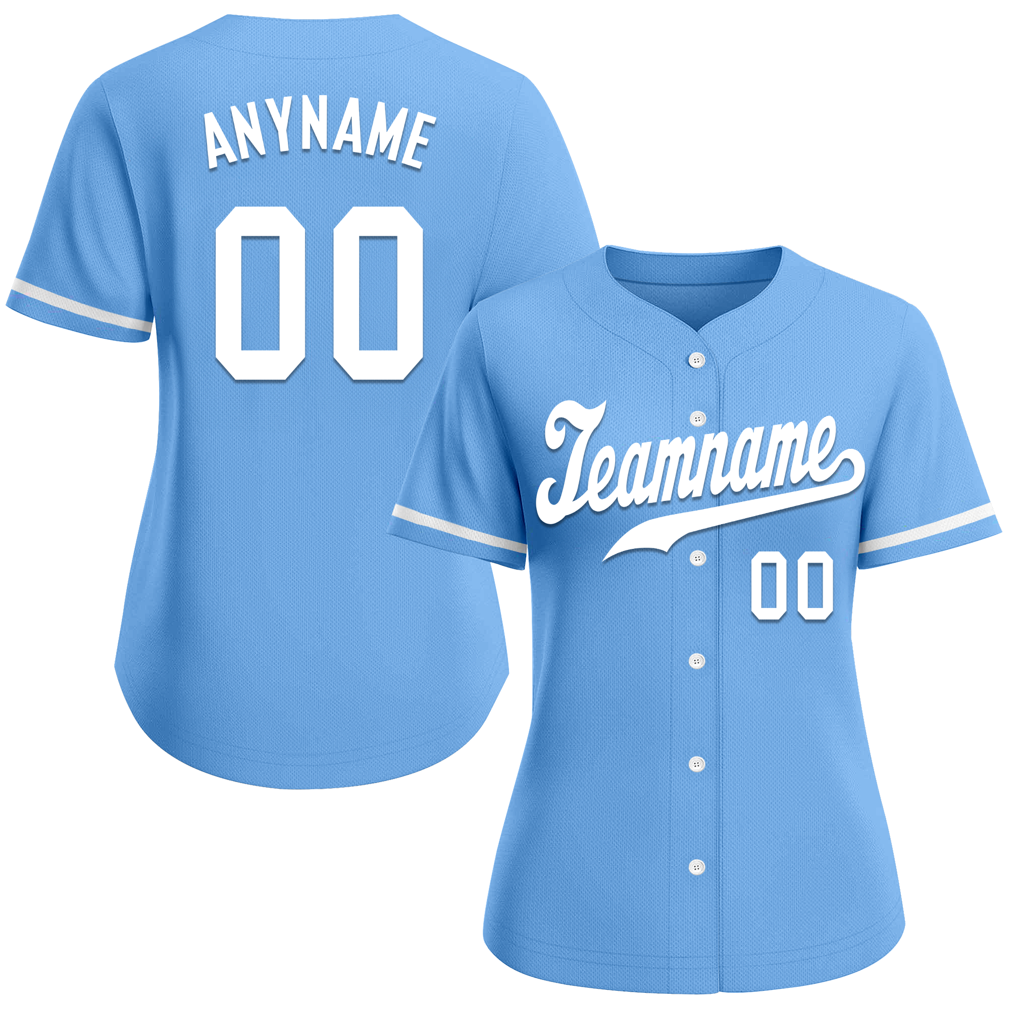 Custom Blue Classic Style White Personalized Authentic Baseball Jersey BSBJ01-bd0fab0