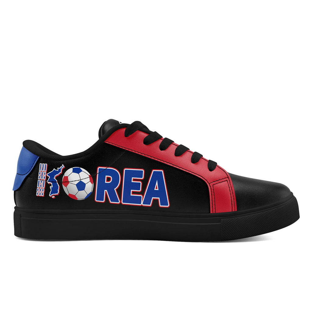 Custom South Korea 2026 World Cup Sneakers DIY Country Flag Running Shoes Lightweight Sport Shoes Gift for Football Fans Personalized Team Name and Logo FN023-F009080-5