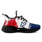 Custom France 2026 World Cup Sneakers DIY Country Flag Running Shoes Lightweight Sport Shoes Gift for Football Fans Personalized Team Name and Logo FN079-F020045-2