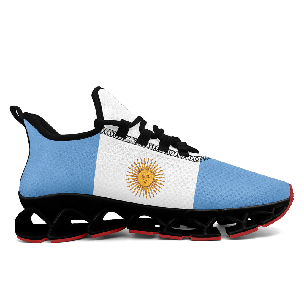 Custom 2026 World Cup Argentina Sneakers DIY Country Flag Running Shoes Lightweight Sport Shoes Gift for Football Fans Personalized Team Name and Logo FN003XD-F027046-1