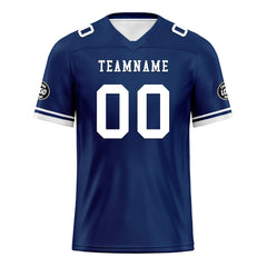 Custom Blue Dallas Personalized Authentic Football Jersey FBJ02-D020263-9