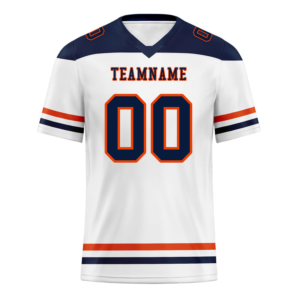 Custom Chicago Personalized Authentic Football Jersey FBJ02-E0607-21