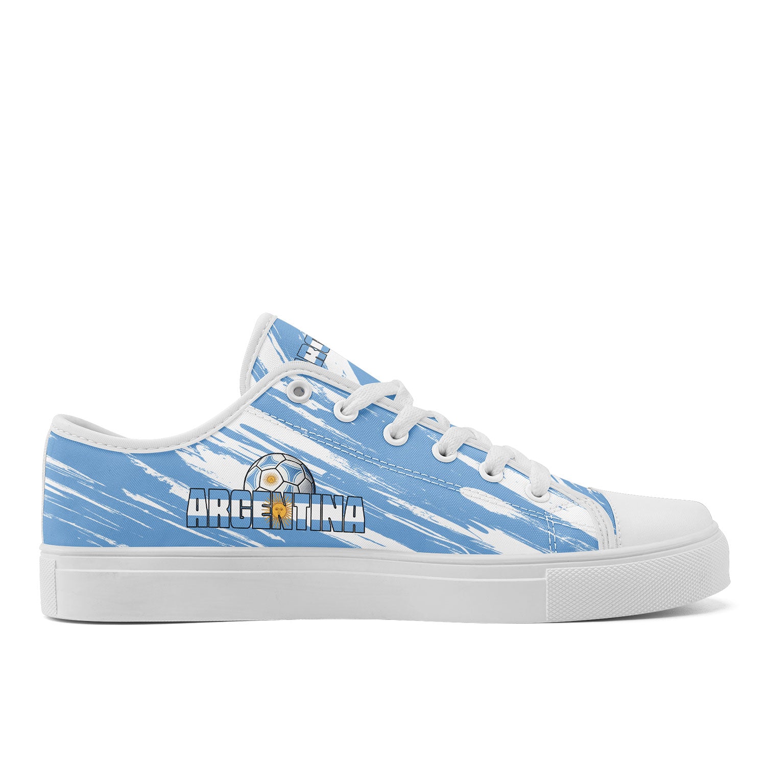 Custom 2026 World Cup Argentina Sneakers DIY Country Flag Running Shoes Lightweight Sport Shoes Gift for Football Fans Personalized Team Name and Logo FN027-F027053-4