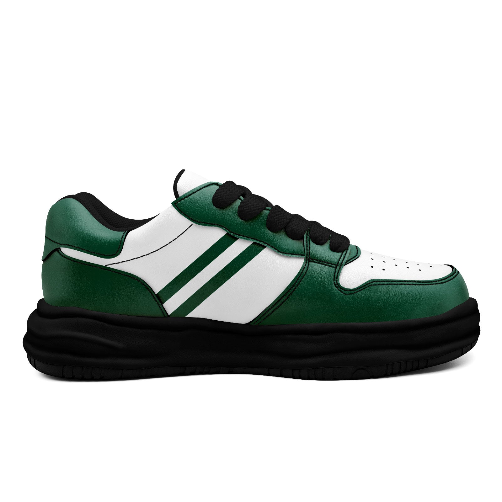 Custom Green White New York Shoes Personalized Sneaker FN032-D020389-28