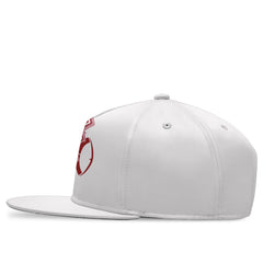 Custom White Red New York Hat Sport Design Cap Stitched Adjustable Personalized PR067B-D028017-11