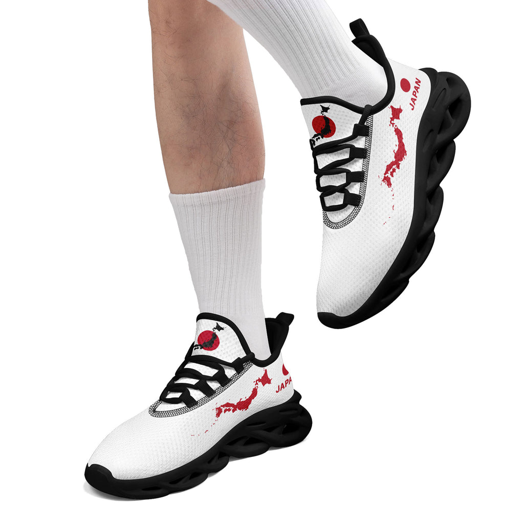 Custom Japan 2026 World Cup Sneakers DIY Country Flag Running Shoes Lightweight Sport Shoes Gift for Football Fans Personalized Team Name and Logo FN003-F025044-8
