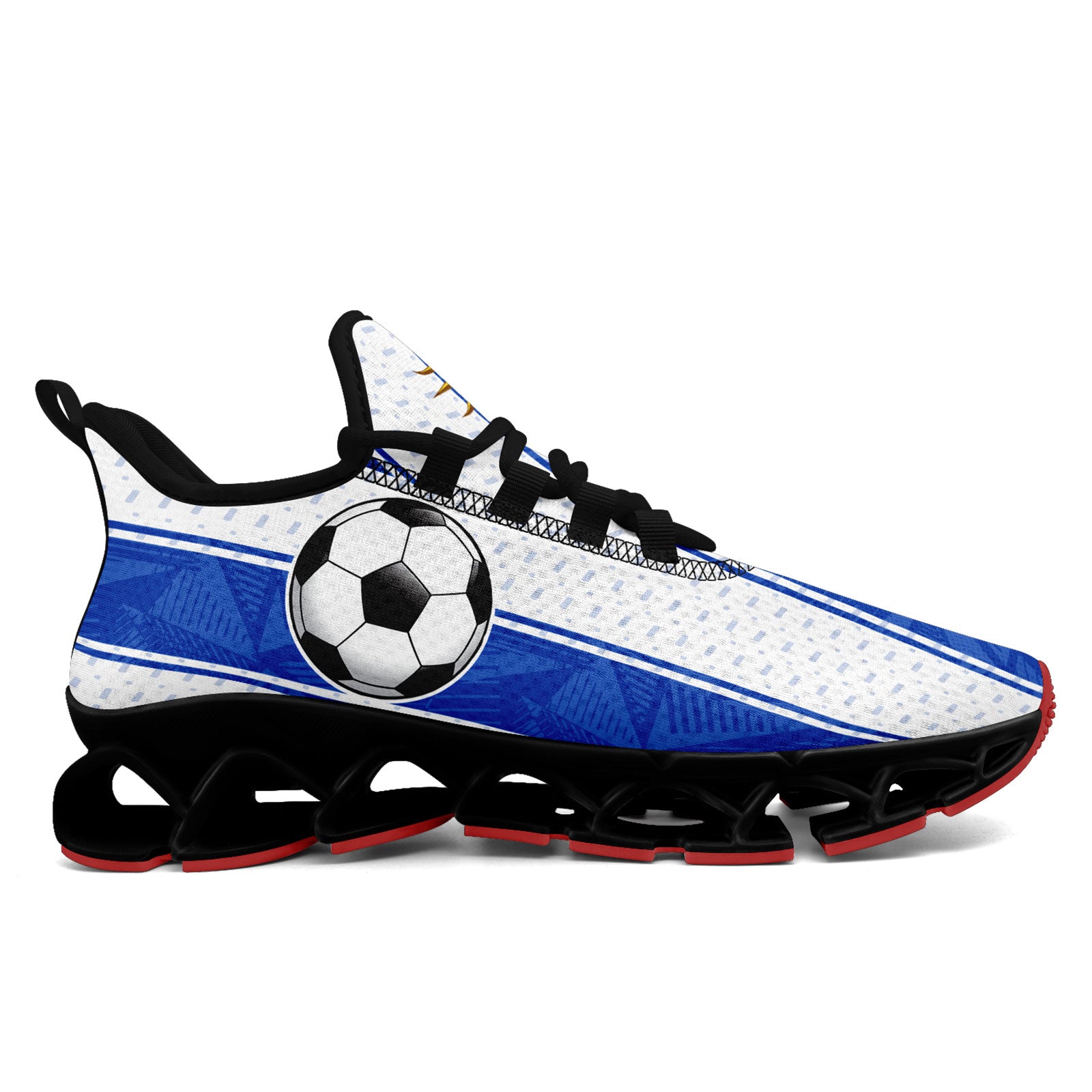 Custom Uruguay 2026 World Cup Sneakers DIY Country Flag Running Shoes Lightweight Sport Shoes Gift for Football Fans Personalized Team Name and Logo FN003XD-F009085-3