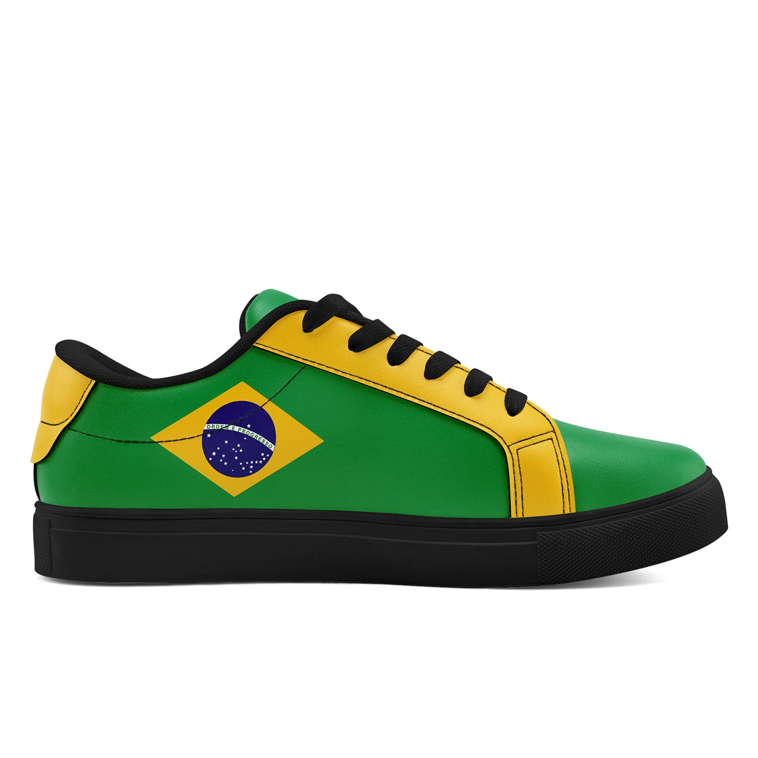Custom 2026 World Cup Brazil Sneakers DIY Country Flag Running Shoes Lightweight Sport Shoes Gift for Football Fans Personalized Team Name and Logo FN023-F027052-1