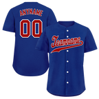 Custom Blue Classic Style Red Personalized Authentic Baseball Jersey BSBJ01-bd0fadd