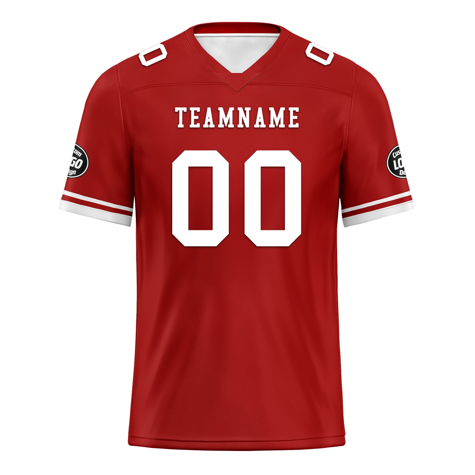 Custom Red White San Francisco Football Jersey and Firesoul Sports Shoes Combo Offer Personalized Combo ZH-D020273-25