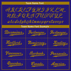 Custom Purple Yellow Baltimore Jacket and Sports Shoes Combo Offer Personalized Combo ZH-D020294-2