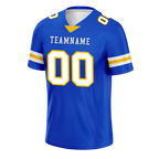 Custom Blue Classic Style Personalized Authentic Football Jersey FBJ02-bd0a70bb