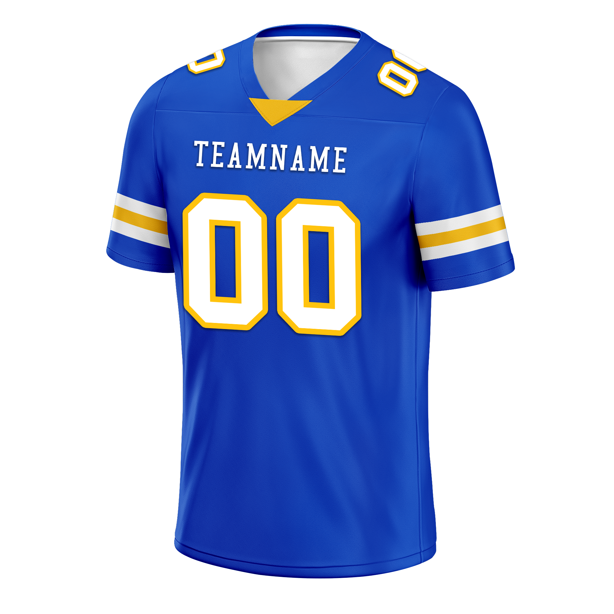 Custom Blue Classic Style Personalized Authentic Football Jersey FBJ02-bd0a70bb