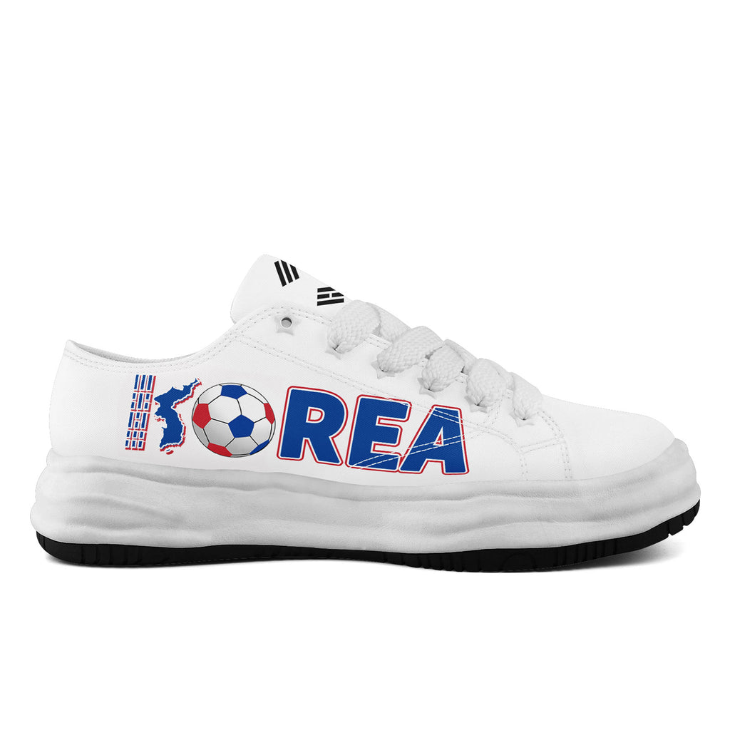 Custom South Korea 2026 World Cup Sneakers DIY Country Flag Running Shoes Lightweight Sport Shoes Gift for Football Fans Personalized Team Name and Logo FN038-F009095-5