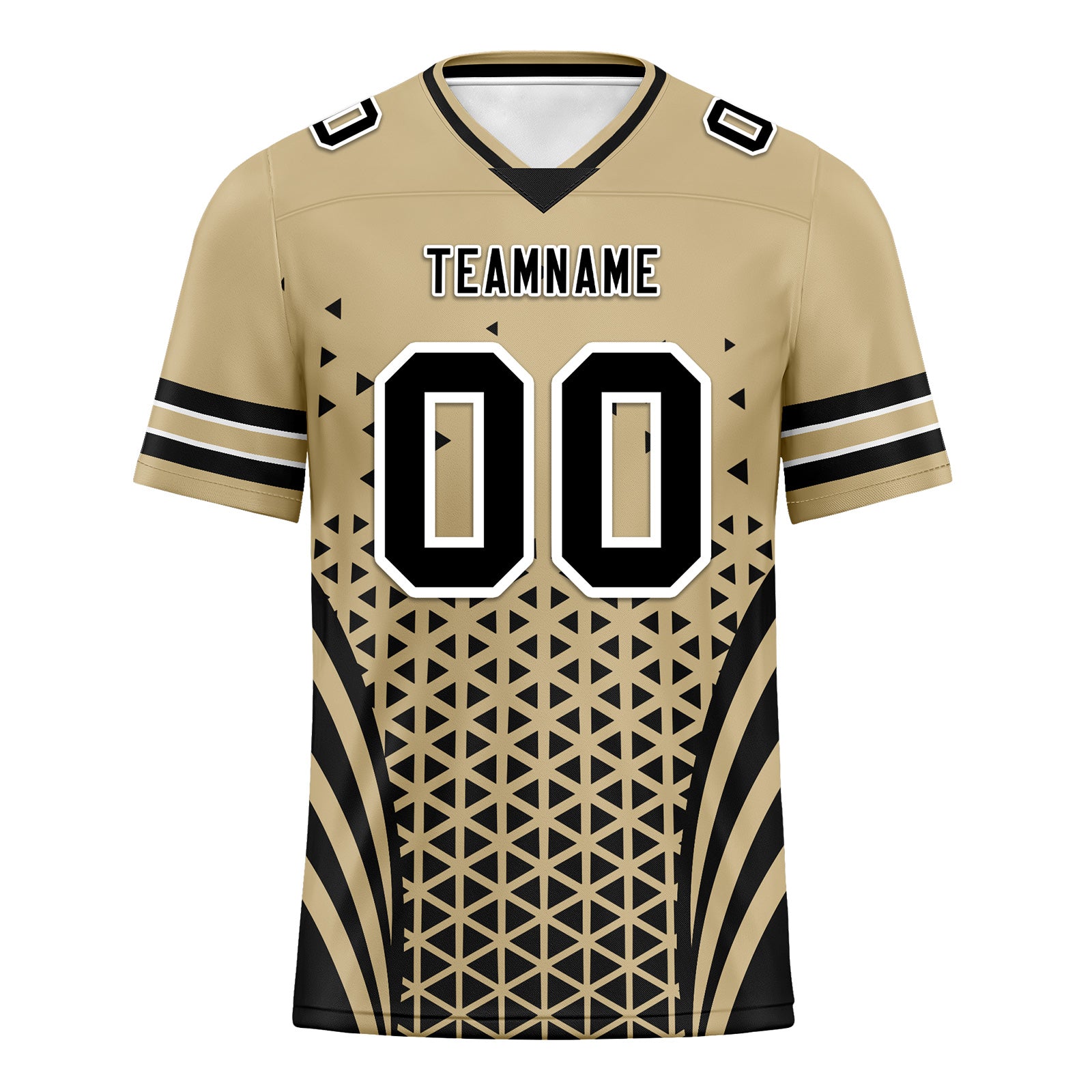 Custom Beige Black Louisiana Football Jersey and Sports Shoes Combo Offer Personalized Combo ZH-D023031-19