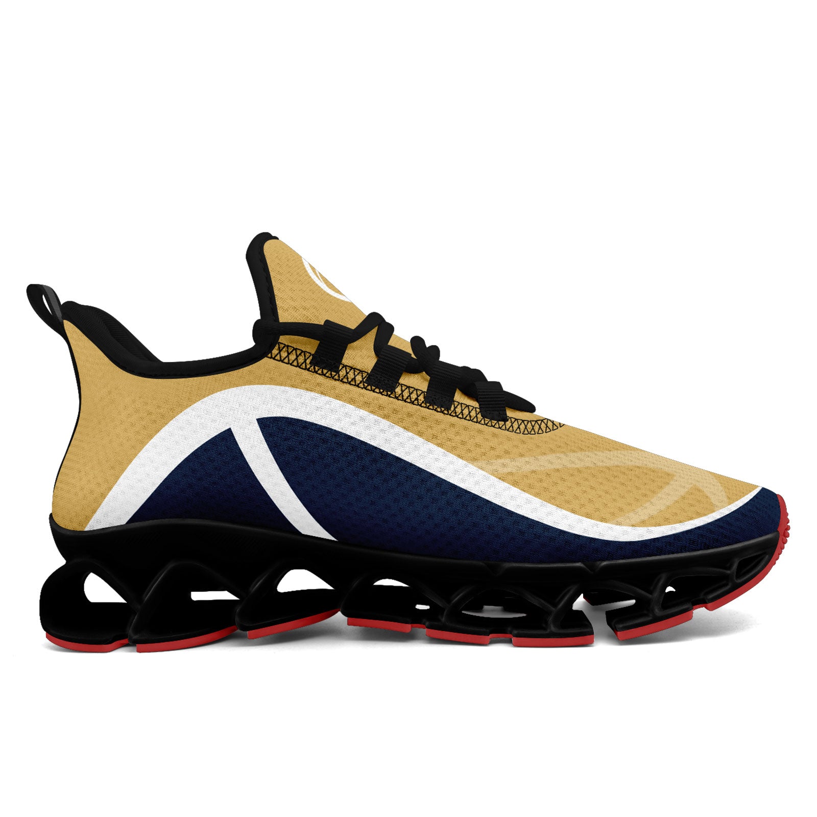 Custom Blue Yellow Maxsoul Shoes Personalized Sneaker FN003XD-D020391-12