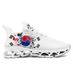 Custom South Korea 2026 World Cup Sneakers DIY Country Flag Running Shoes Lightweight Sport Shoes Gift for Football Fans Personalized Team Name and Logo FN003XD-F009063-4