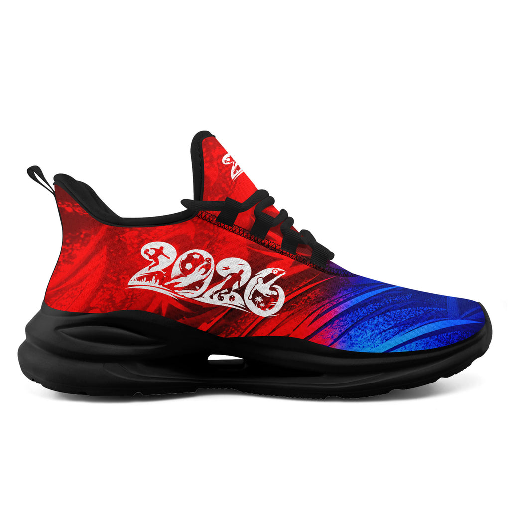 Custom 2026 World Cup Norway Sneakers DIY Country Flag Running Shoes Lightweight Sport Shoes Gift for Football Fans Personalized Team Name and Logo FN079-F027070-5
