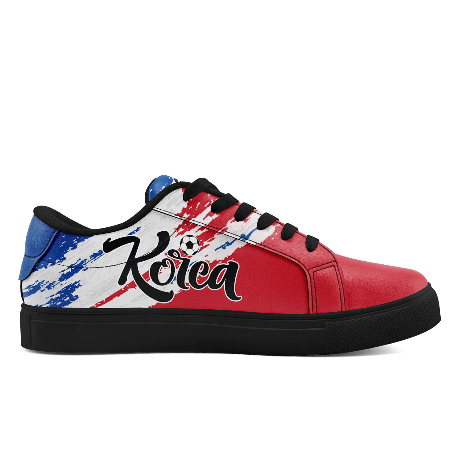 Custom South Korea 2026 World Cup Sneakers DIY Country Flag Running Shoes Lightweight Sport Shoes Gift for Football Fans Personalized Team Name and Logo FN023-F009080-2