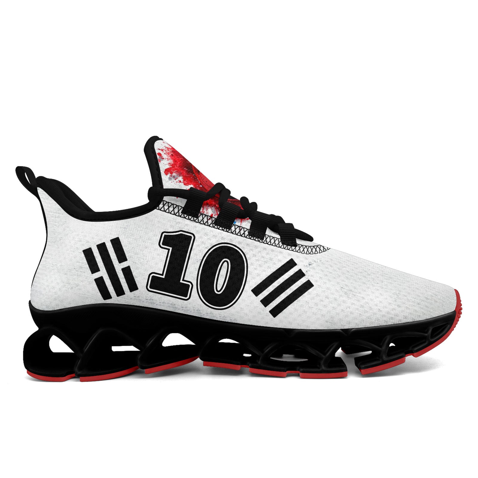 Custom South Korea 2026 World Cup Sneakers DIY Country Flag Running Shoes Lightweight Sport Shoes Gift for Football Fans Personalized Team Name and Logo FN003XD-F009063-1