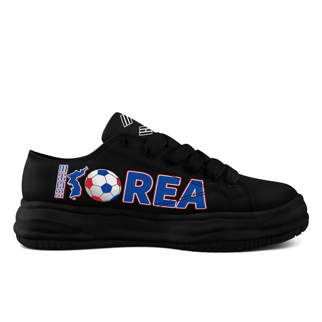 Custom South Korea 2026 World Cup Sneakers DIY Country Flag Running Shoes Lightweight Sport Shoes Gift for Football Fans Personalized Team Name and Logo FN038-F009095-5