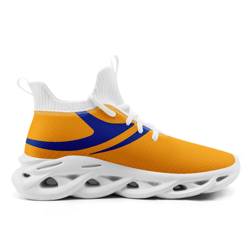 Custom Yellow Los Angeles Football Jersey and Sports Shoes Combo Offer Personalized Combo ZH-D025008-14