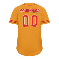 Custom Yellow Classic Style Red Personalized Authentic Baseball Jersey UN002-bd0b00d8-ad