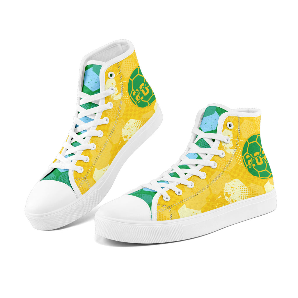 Custom 2026 World Cup Brazil Sneakers DIY Country Flag Running Shoes Lightweight Sport Shoes Gift for Football Fans Personalized Team Name and Logo FN024-F027092-3