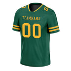 Custom Green Yellow Green Bay Personalized Authentic Football Jersey FBJ02-E0601-7