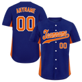 Custom Blue Classic Style Orange Personalized Authentic Baseball Jersey BSBJ01-bd0faba