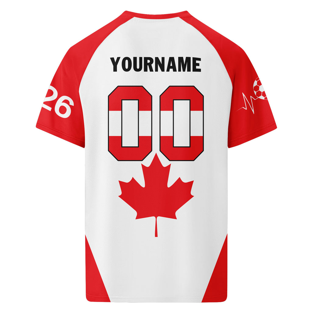 Custom Canada 2026 World Cup Football Shirt Customized Soccer Jersey for Fans Add Your Name & Number FZ190-F023094-4
