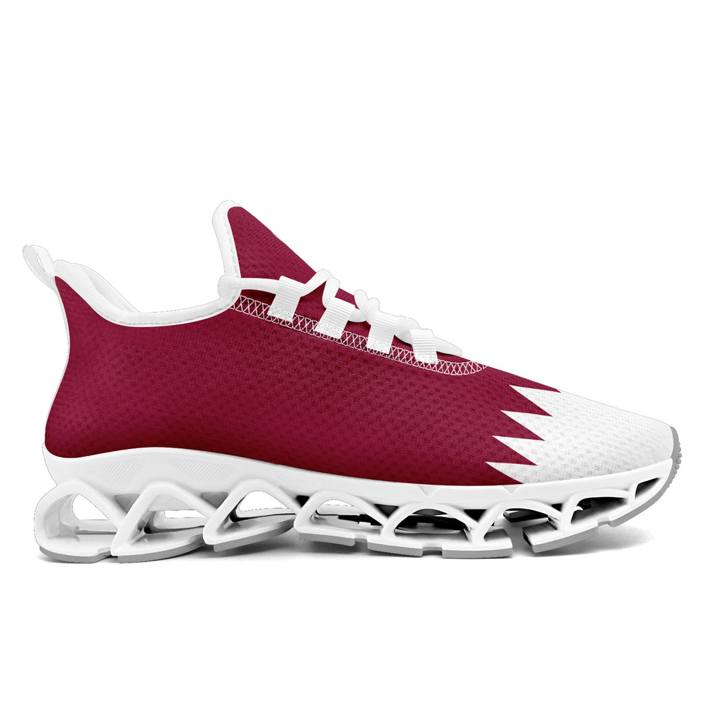 Custom Qatar 2026 World Cup Sneakers DIY Country Flag Running Shoes Lightweight Sport Shoes Gift for Football Fans Personalized Team Name and Logo FN003XD-F020030-1