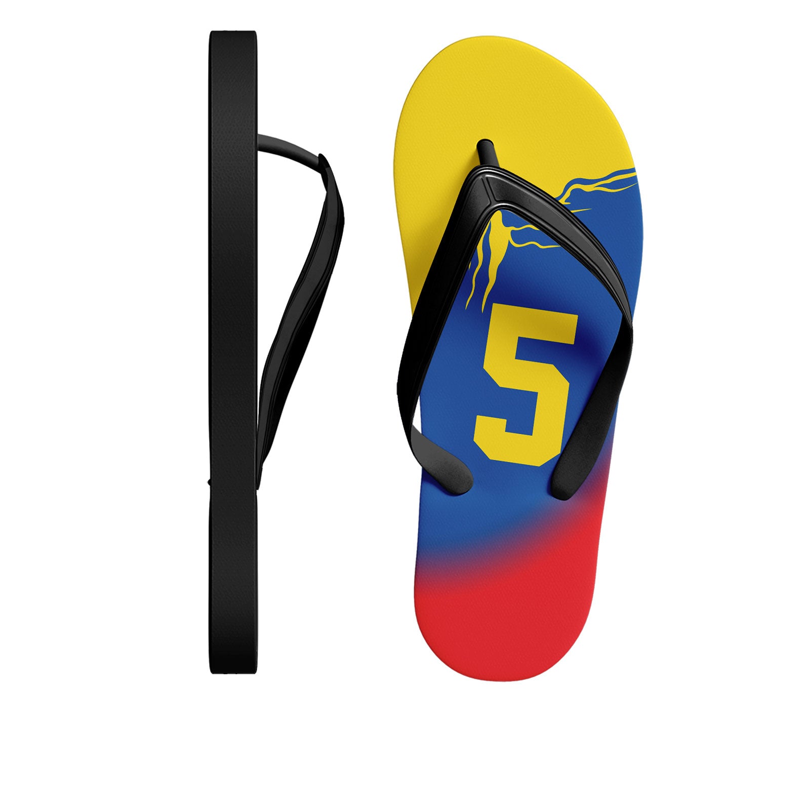 Custom Ecuador 2026 World Cup Sneakers DIY Country Flag Running Shoes Lightweight Sport Shoes Gift for Football Fans Personalized Team Name and Logo FN058-F009137-5
