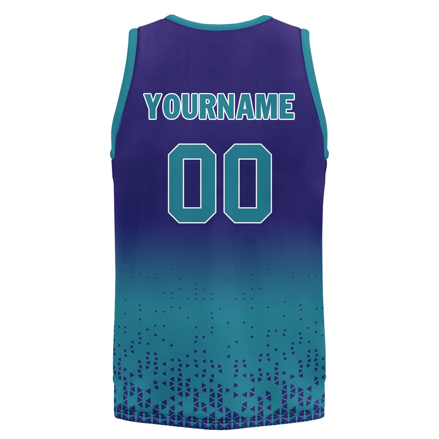 Custom Blue Fade Fashion Sports Uniform Basketball Jersey BBJ01-D020102-9