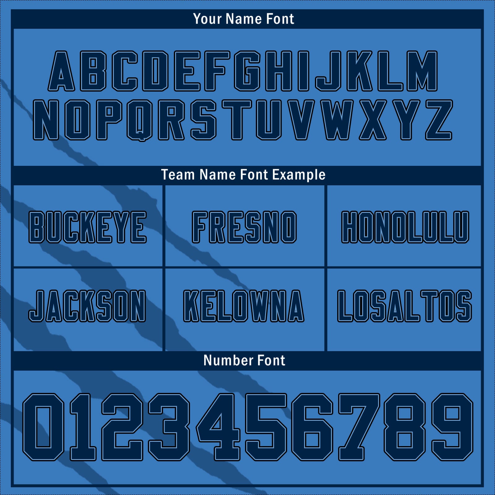 Custom Blue Deep Blue Tennessee High-Performance American Football Jersey FBJ06-D023001-32