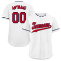 Custom White Classic Style Red Personalized Authentic Baseball Jersey BSBJ01-bd0faaf