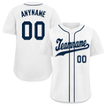 Custom White Classic Style Black Personalized Authentic Baseball Jersey BSBJ01-bd0faad
