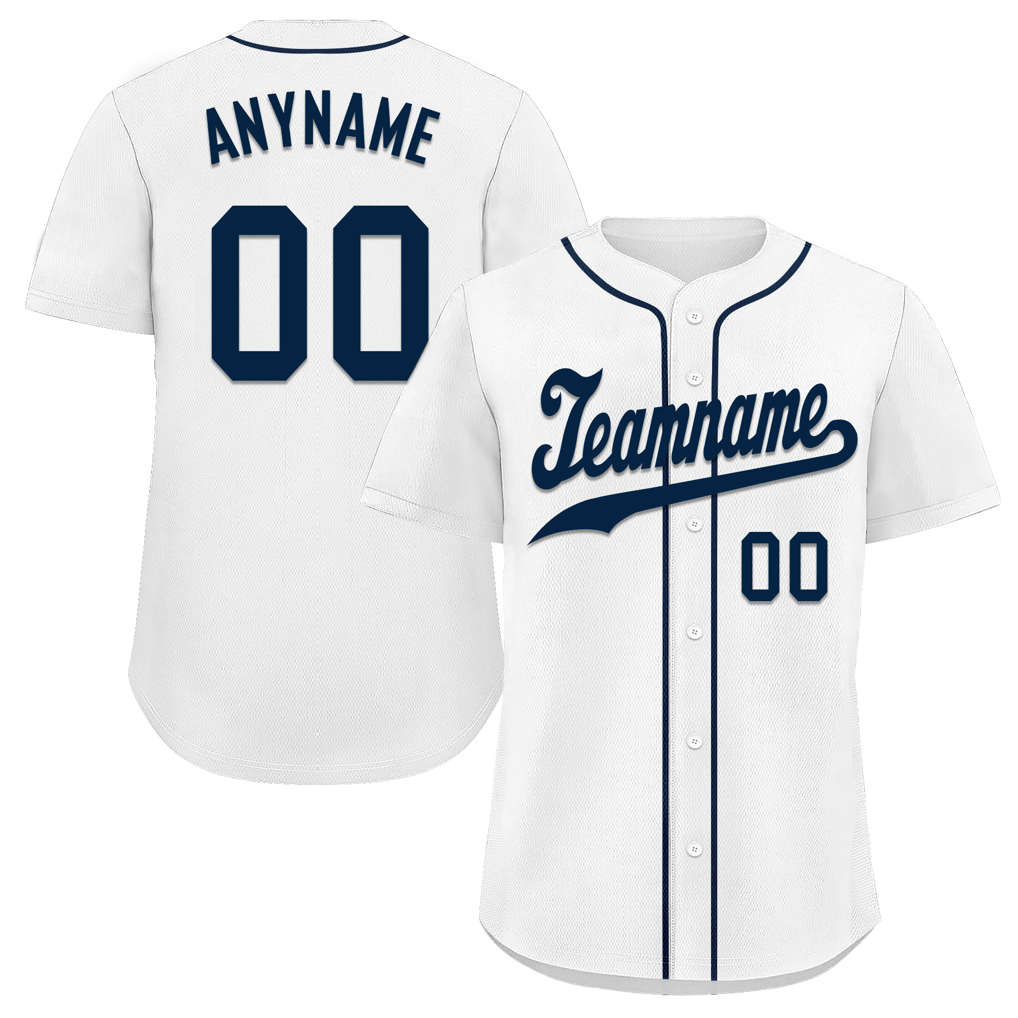 Custom White Classic Style Black Personalized Authentic Baseball Jersey BSBJ01-bd0faad