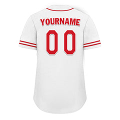 Custom White Classic Style Red Personalized Authentic Baseball Jersey UN002-bd0b00d8-ce