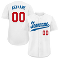 Custom White Classic Style Blue Personalized Authentic Baseball Jersey BSBJ01-bd0faeb