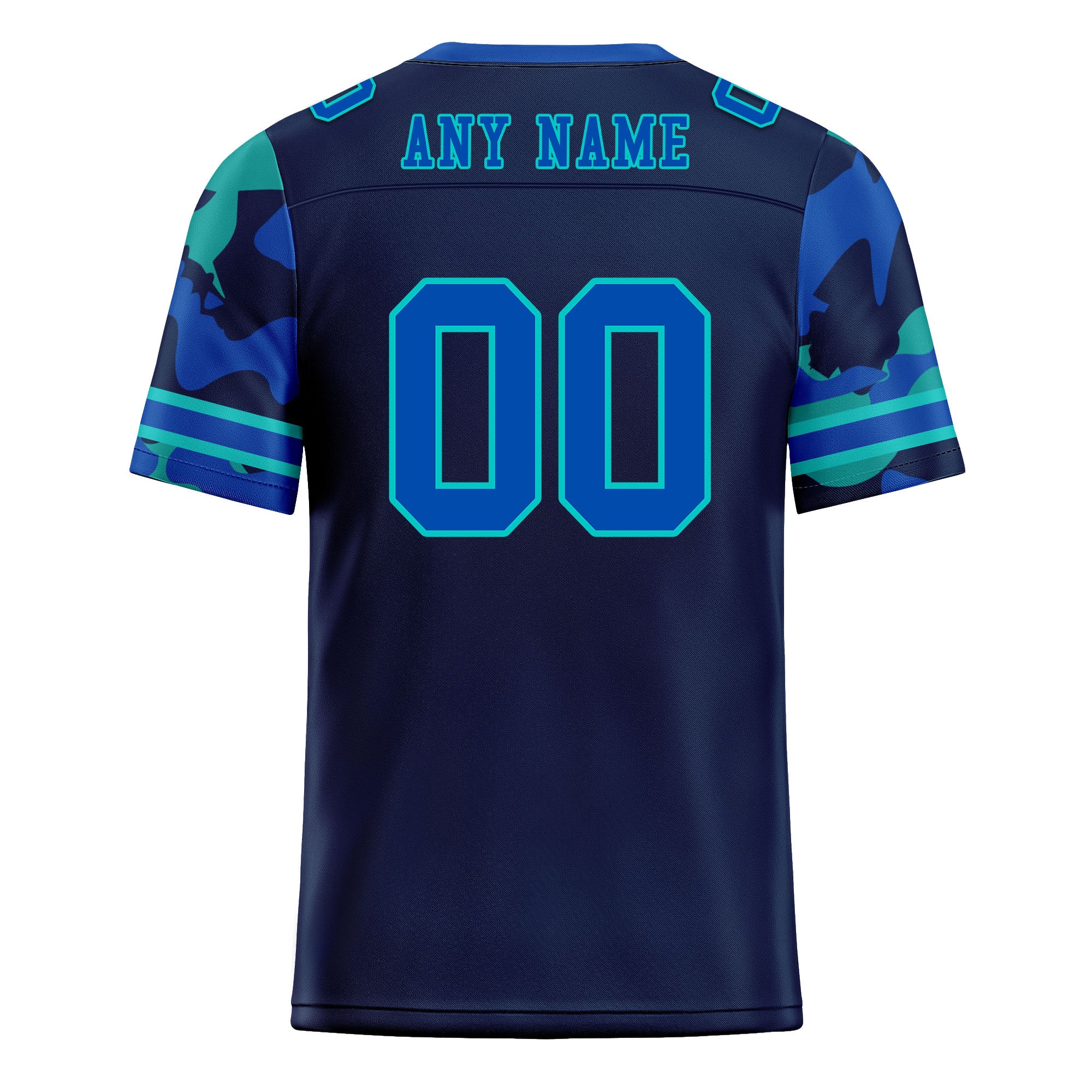 Custom Camo Personalized Authentic Football Jersey FBJ02-D06124
