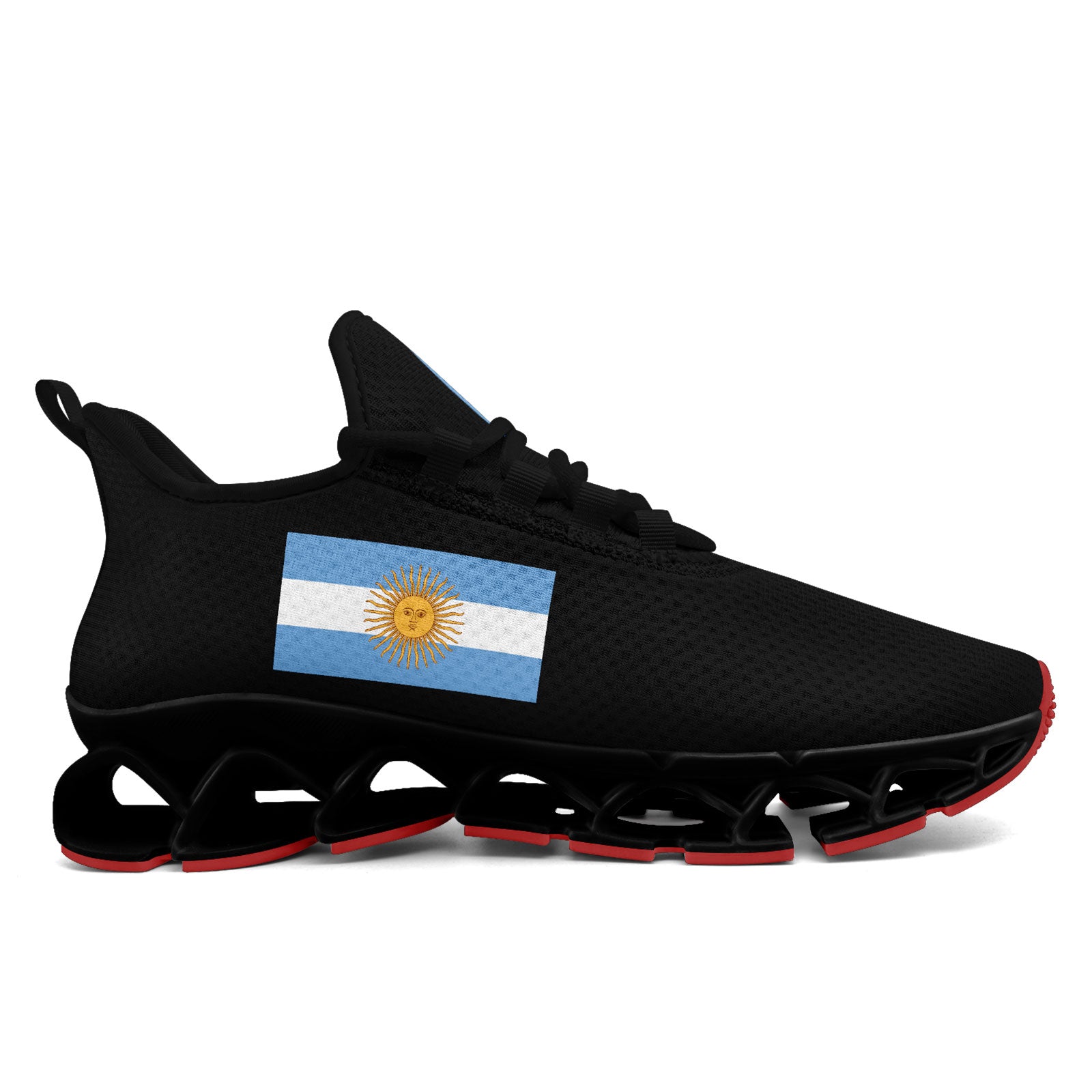 Custom 2026 World Cup Argentina Sneakers DIY Country Flag Running Shoes Lightweight Sport Shoes Gift for Football Fans Personalized Team Name and Logo FN003XD-F027046-4
