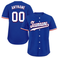 Custom Blue Classic Style White Personalized Authentic Baseball Jersey BSBJ01-bd0fabc