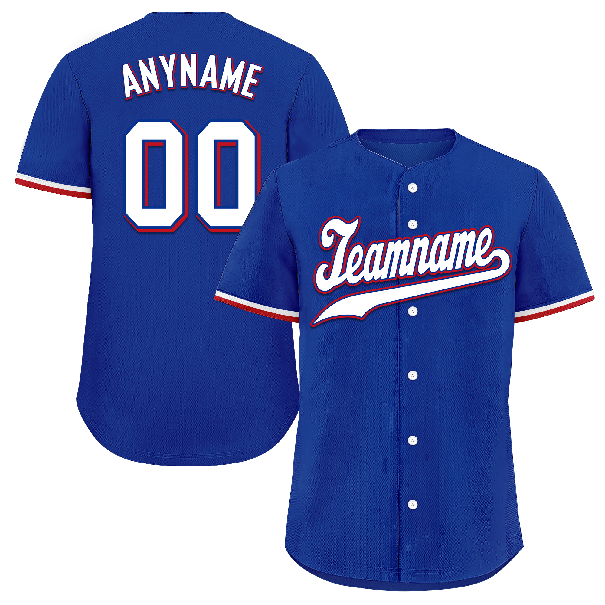 Custom Blue Classic Style White Personalized Authentic Baseball Jersey BSBJ01-bd0fabc