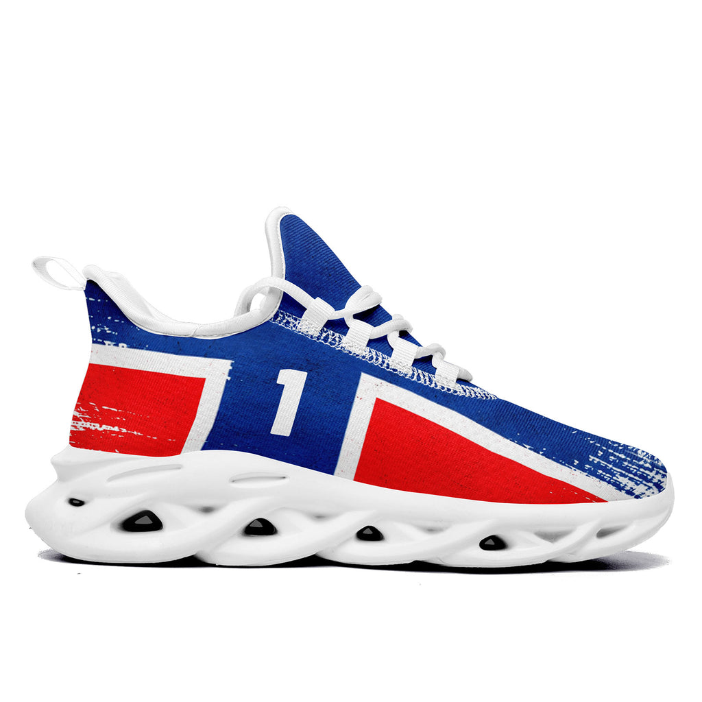 Custom 2026 World Cup Norway Sneakers DIY Country Flag Running Shoes Lightweight Sport Shoes Gift for Football Fans Personalized Team Name and Logo FN003-F027078-1