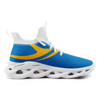 Custom Blue Los Angeles Football Jersey and Sports Shoes Combo Offer Personalized Combo ZH-D025008-24